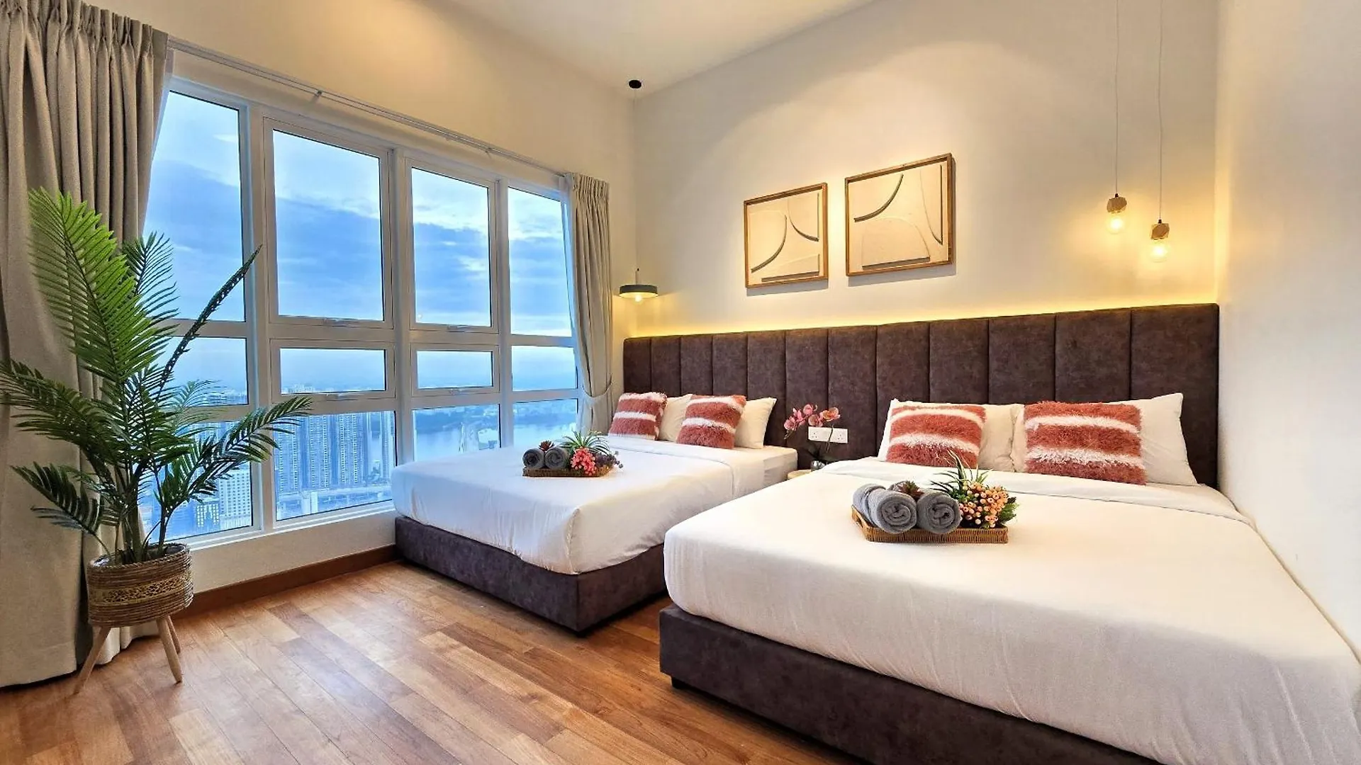 47F Cozy Central City Suite Jb Ciq 5-6 Pax Johor Bahru Apartment